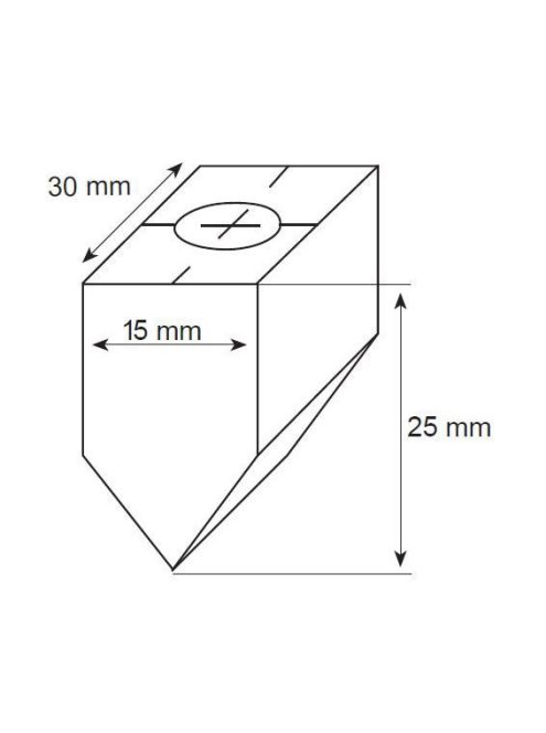 POLICLEAN Carbon tisztítófej 60 fokos M10 furattal 1026 AS hegesztési felület kezelés tisztítás