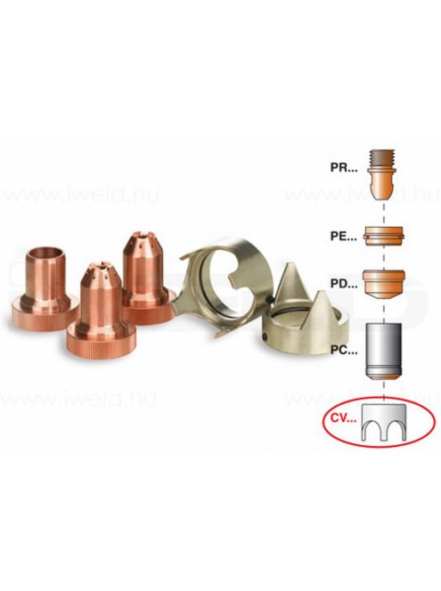 Iweld Plazmavágó A145-A151 távtartó korona plazmavágás C119CV1105 hegesztéstechnika