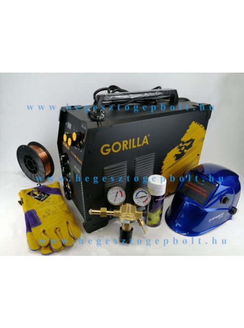 IWELD hegesztőgép csomag GORILLA POCKETMIG 215 ALUFLUX Hegesztő inverter csomagok hegesztés