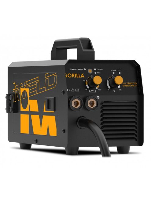 IWELD GORILLA MULTIFLUX 153 SYNERGIC NOGAS porbeles kombi hegesztőgép csomag STARTER