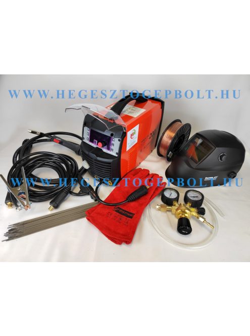 ALFAWELD HANDY MIG 200 LED SYNERGIC INVERTERES HEGESZTŐGÉP csomag starter