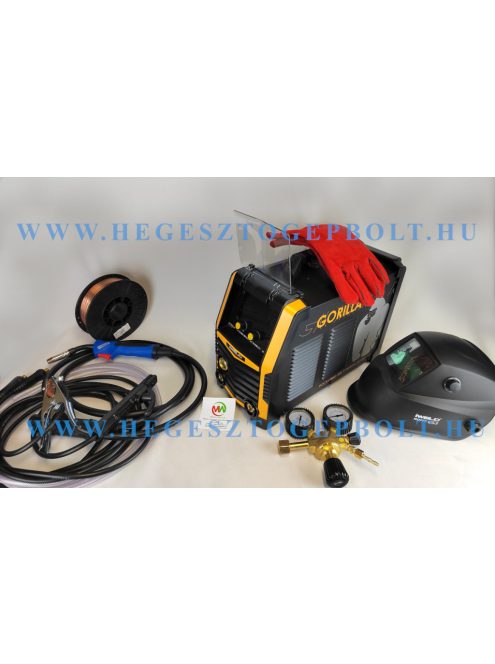 IWELD GORILLA POCKETMIG 205 SYNERGIC SILVERBACK hegesztőgép csomag STARTER