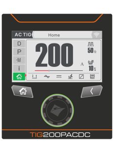   Jasic EVO20 TIG 200P AC/DC (E2S13) LCD inverteres hegesztőgép