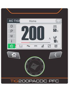   Jasic EVO20 TIG 200P AC/DC PFC (E2S23) LCD inverteres hegesztőgép