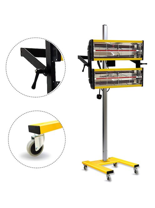 SOLARY B2EA kétsoros infravörös festékszárító lámpa