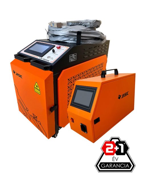 JASIC LS-15000M LÉZER HEGESZTŐ/VÁGÓ/TISZTÍTÓ GÉP+VÍZHÜTŐ EGYSÉG+KÜLSŐ HUZALTOLÓ+9M PISZTOLY