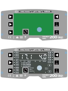ALFAWELD HANDY MIG 200 LED SYNERGIC INVERTERES HEGESZTŐGÉP