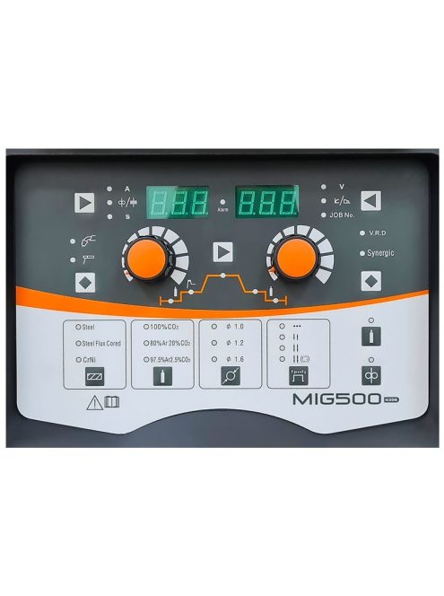 Jasic MIG 500 (N398) inverteres hegesztőgép külső tolóval vízhűtővel és kocsival