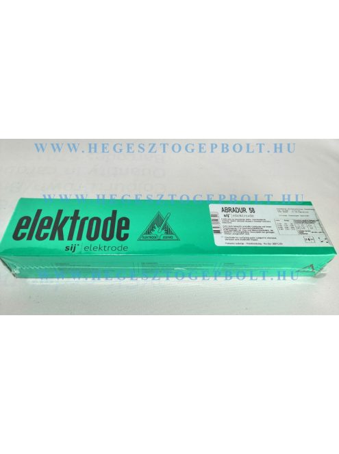 Abraweld / Abradur 58 felrakó hegesztő elektróda 4,0x450mm 5,0kg