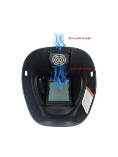   JASIC WH-JS-30-800H TRUE COLOR automata hegesztőpajzs LED világítással és ventilátorral