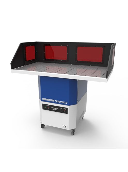 Freshweld KMF 1250A alsóelszívású hegesztőasztal sötétített nézőablak hegesztő füstelszívó asztal
