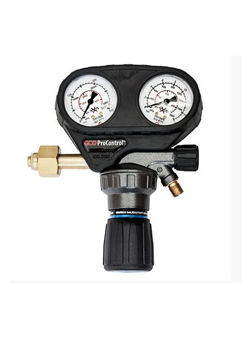 GCE PROCONTROL palack nyomáscsökkentő Oxigén 200 bar hegesztéstechnika Rhöna reduktor