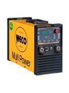 Weco hegesztőgép Multipower 204T TIG DC HF MMA hegesztő inverter hegesztés hegesztéstechnika